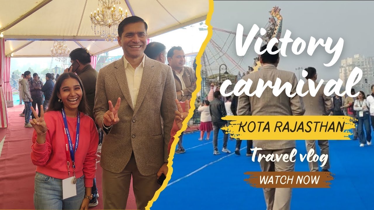 Victory carnival 2023 kota rajasthan vlog🩺⚗️। medical College to neet celebration.