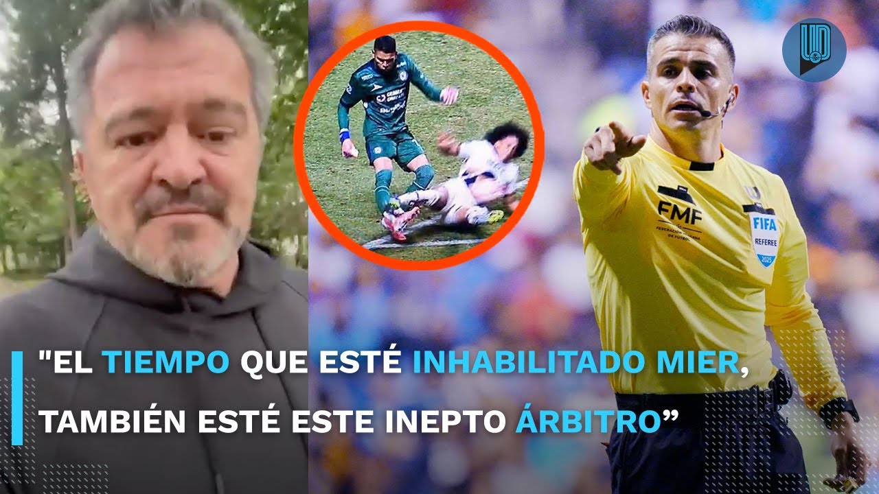 💥 ¡Carlos Hermosillo explota contra el árbitro por la lesión de Kevin Mier! 😡🧤