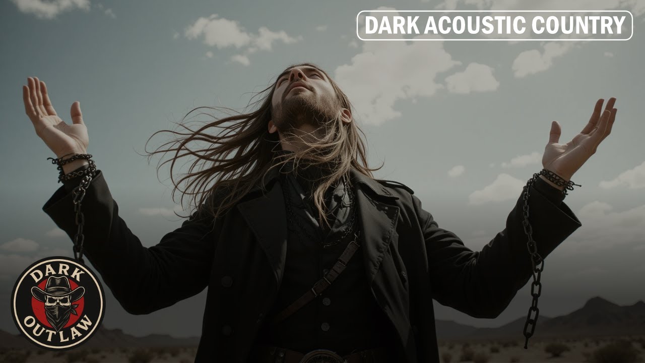 I'M A FREE MAN - Dark Acoustic Country Faith Music | Dark Outlaw Song (LYRIC VIDEO)