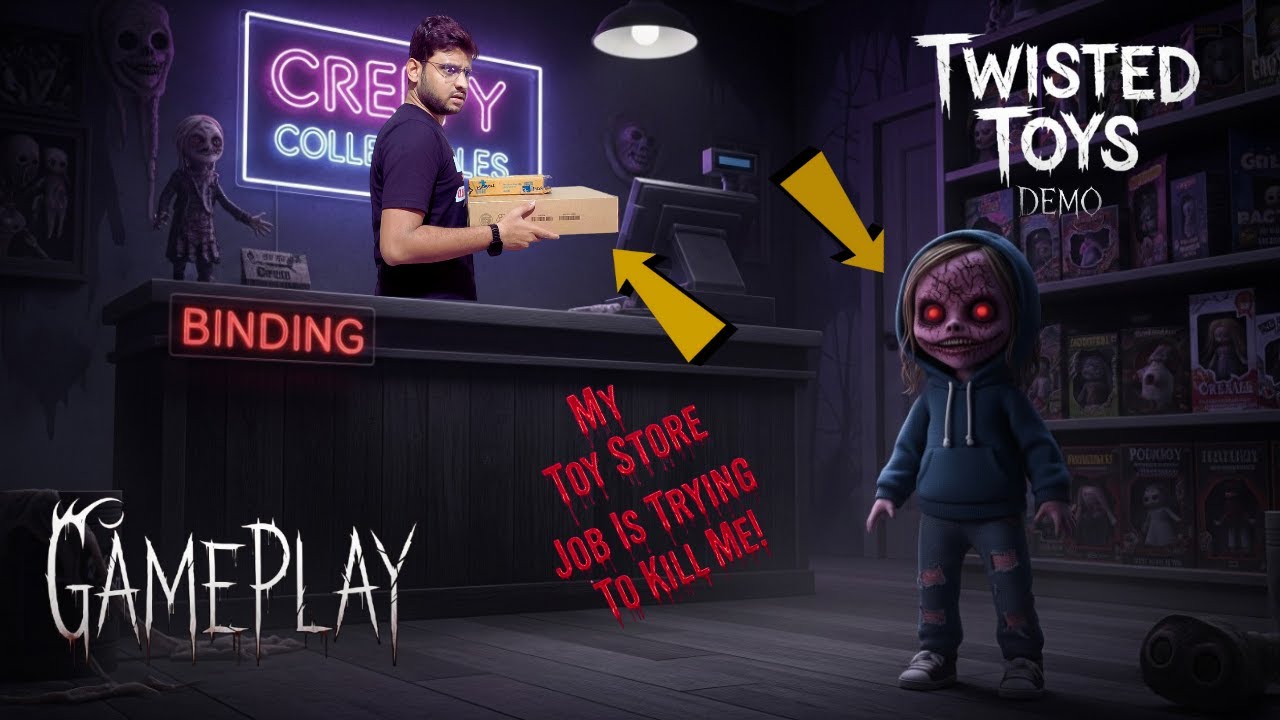 Working a Night Shift at a Haunted Toy Store and I Regret It. | TWISTED TOYS - DEMO #2025 #horror.