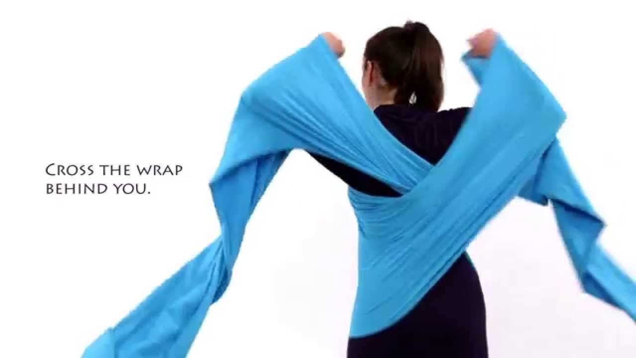 How To Tie The Stretchy Wrap - Front Wrap Cross Carry