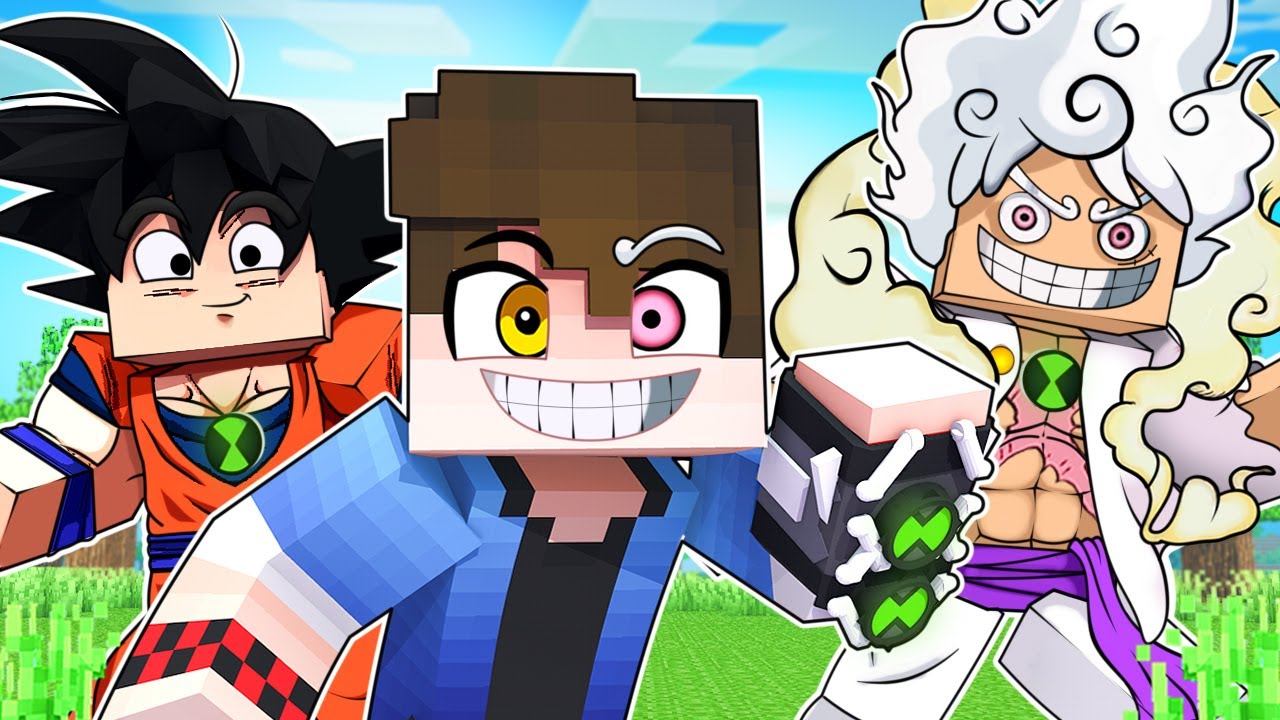 O OMNITRIX dos ANIMES no BEN 10 MINECRAFT