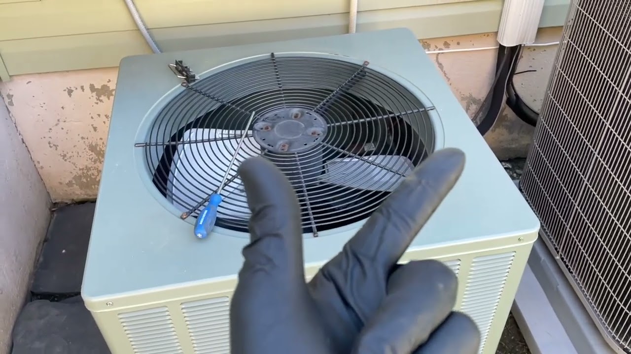 Rheem Central AC Not Cooling - Condenser Fan Motor Not Working