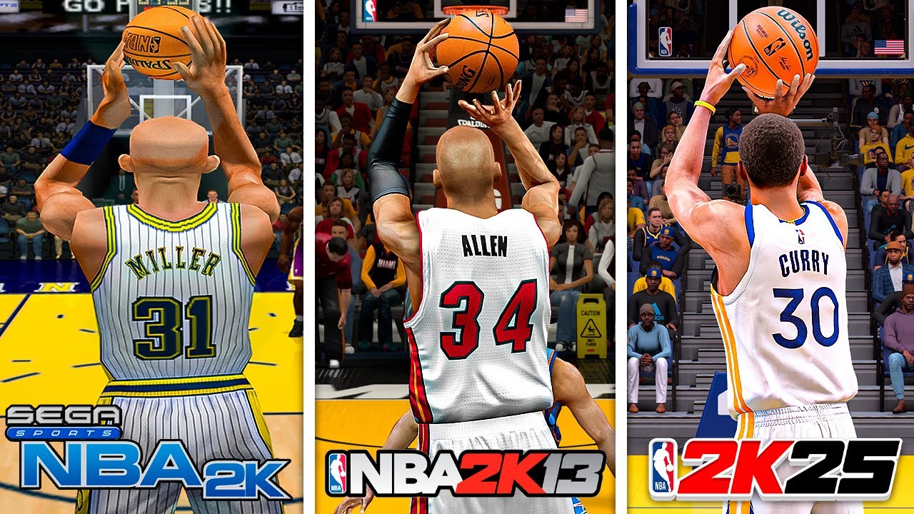 Hitting A 3PT With The Best Shooter In Every NBA 2K