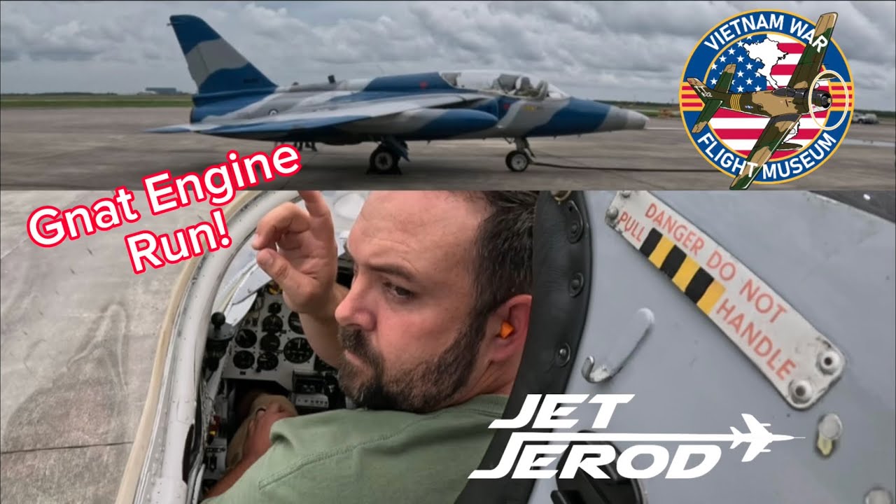 Folland Gnat Ground Run and Systems Check!
