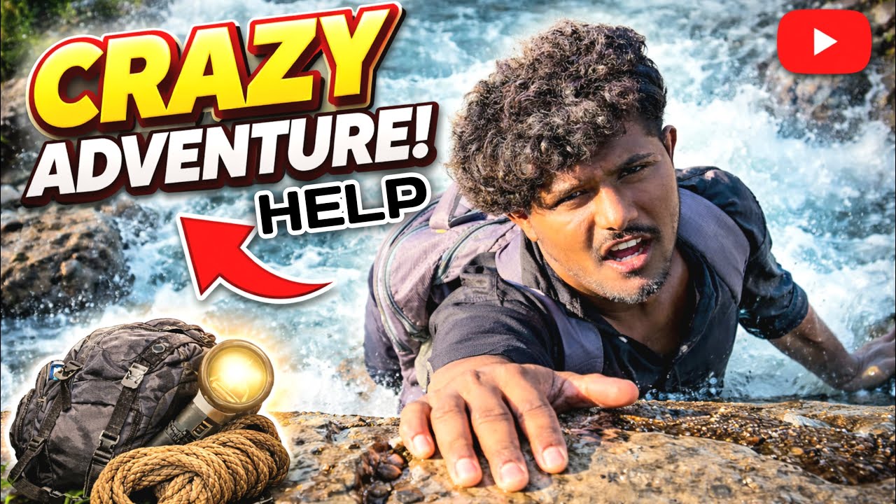 I ALMOST FELL IN THE RIVER || CRAZY ADVENTURE BY THREE EXPLORER ||#adventure