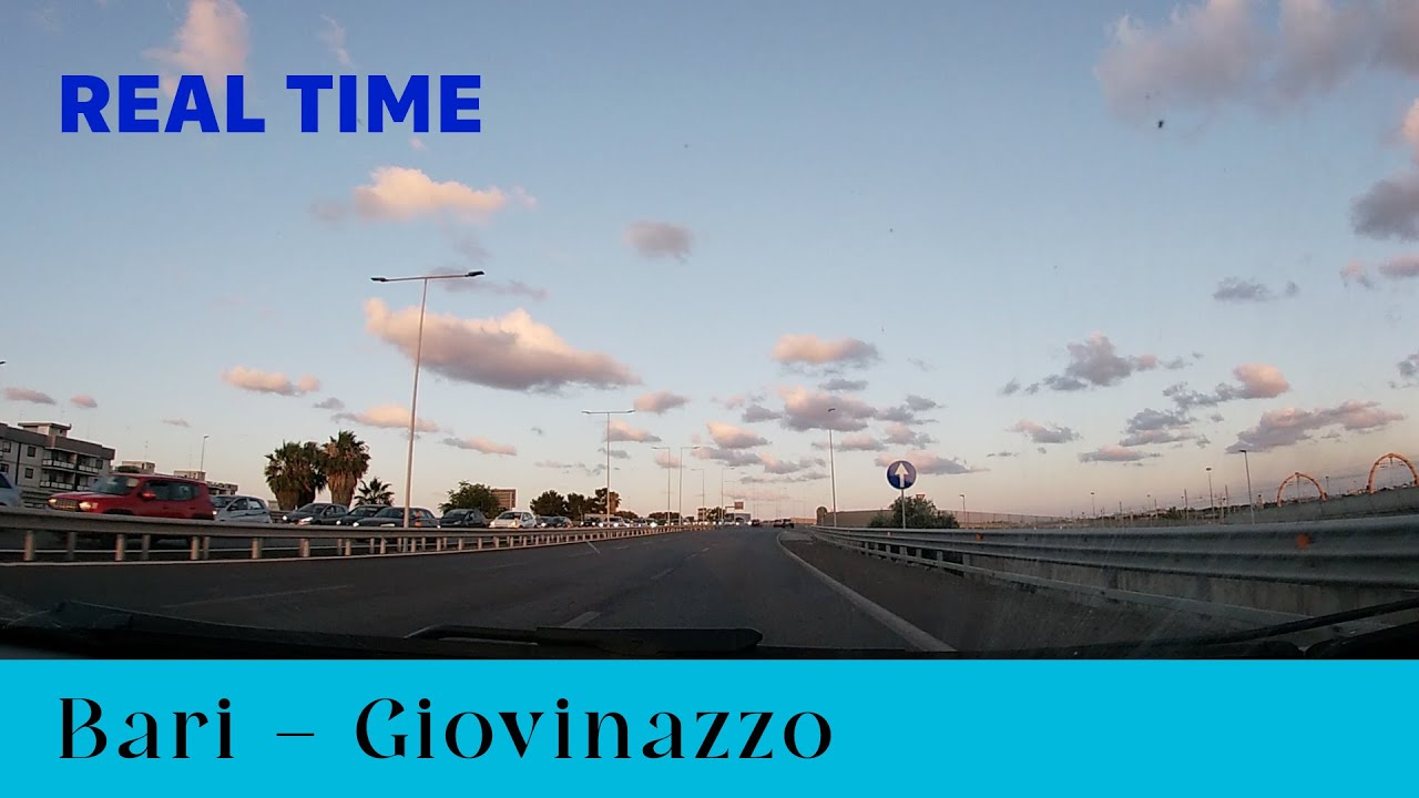 IT / PERCORSO MULTISTRADALE SS16-SP156-SP218-SP91 | Tratto BARI S. PAOLO - GIOVINAZZO [REAL TIME]
