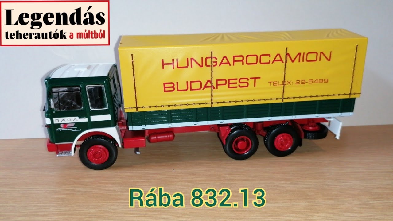 Deagostini - Legendás Teherautók a múltból 9.szám - Rába 832.13 Hungarocamion