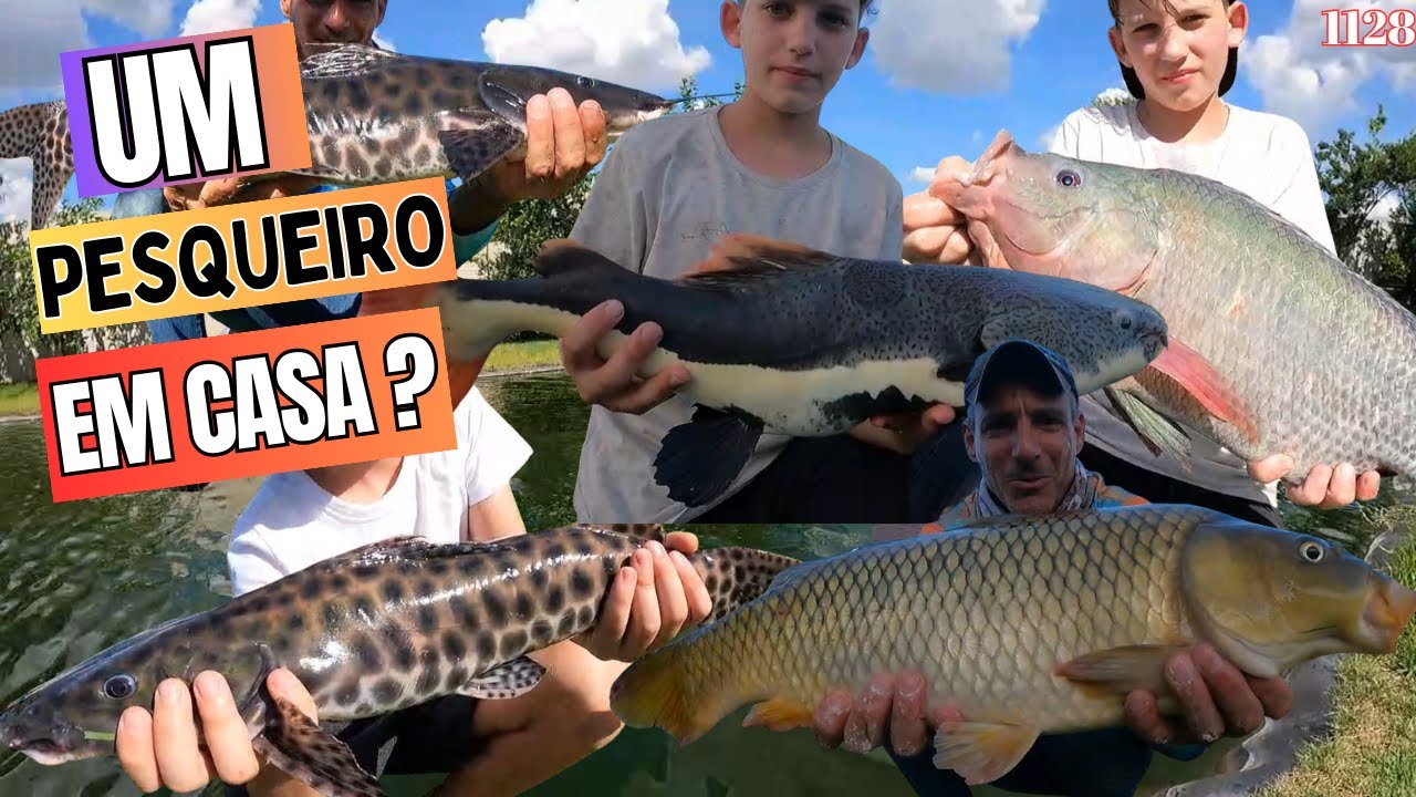 &Eacute; POSS&Iacute;VEL TER UM LAGO DE PESCA EM CASA ? Fishingtur 1128