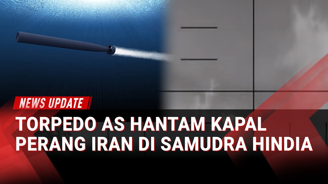 Rekaman Pentagon: Torpedo Kapal Selam AS Tenggelamkan Kapal Perang Iran di Samudera Hindia