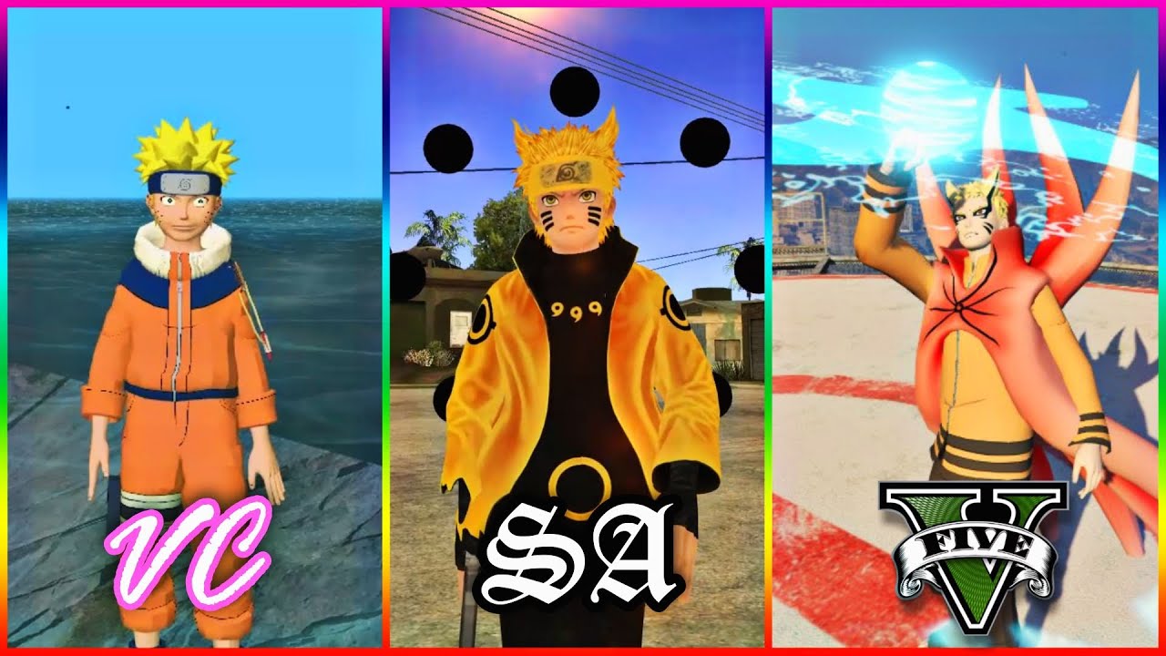 Naruto Uzumaki in GTA Games | EVOLUTION
