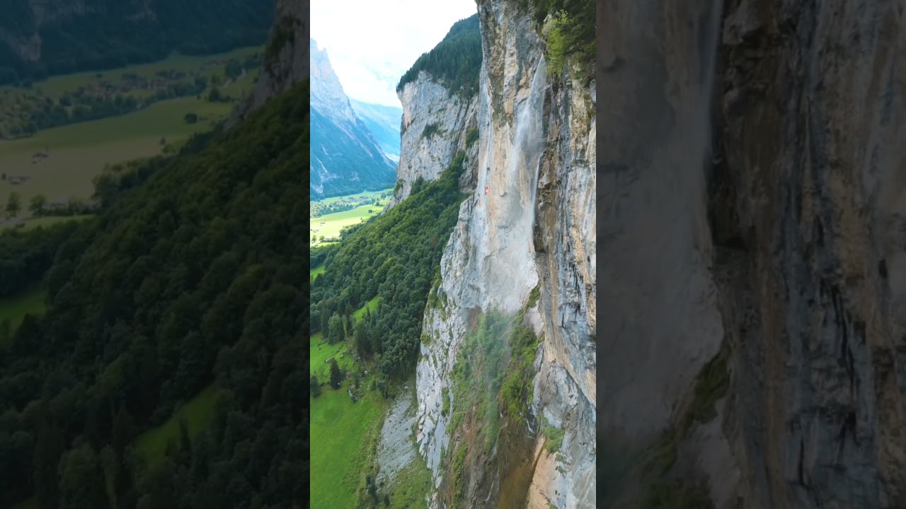 Amazing mountain water flow||#shorts @RiseofWise9