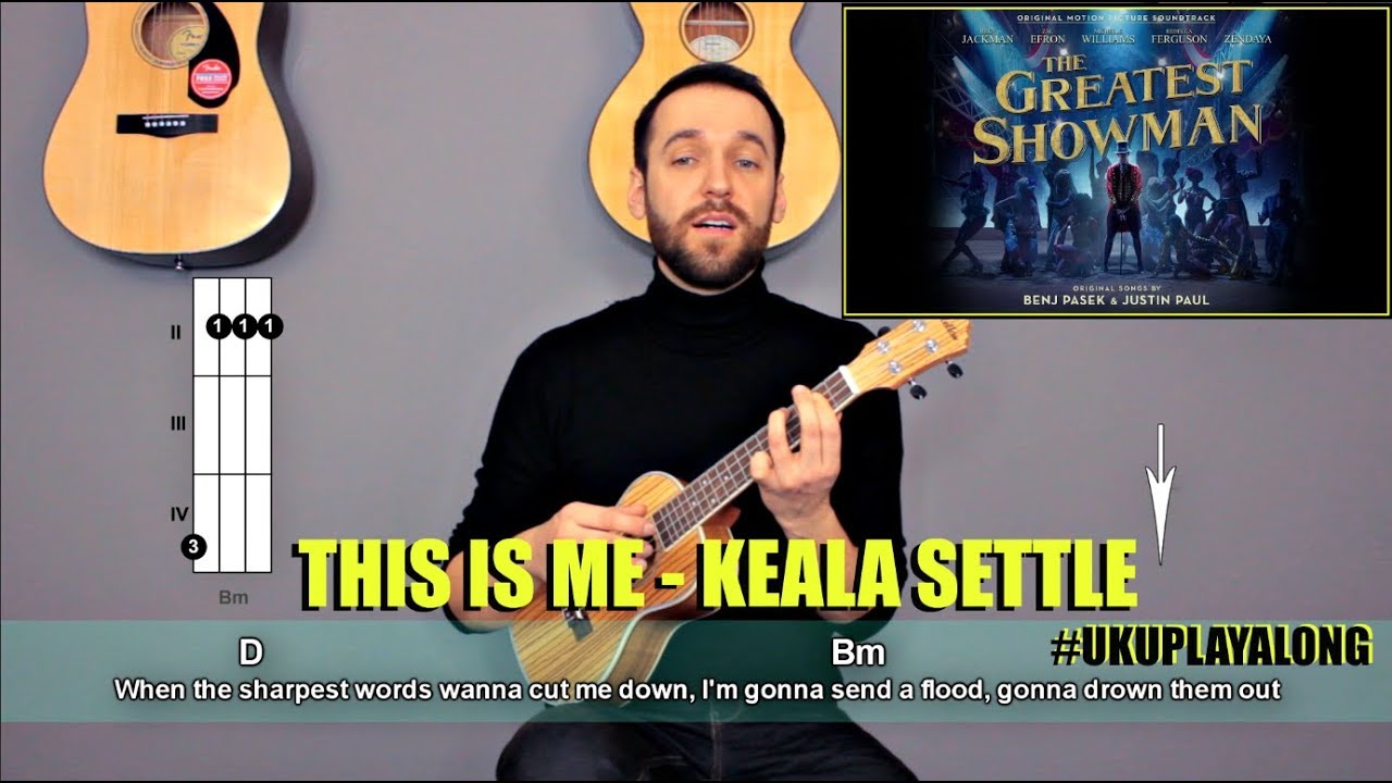 Keala Settle - This is me Ukulele Cover Tutorial (lyrics|chords|MusicSheet)