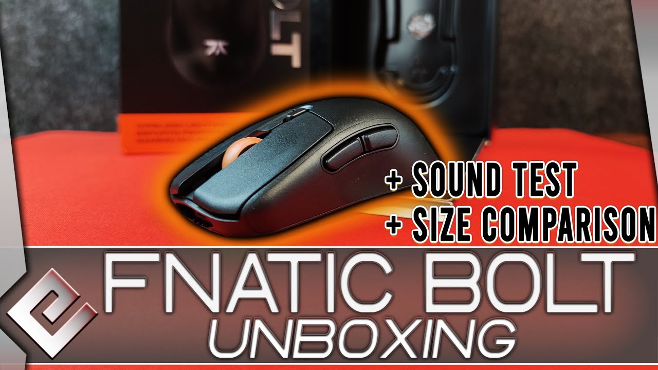 FNATIC BOLT UNBOXING + Sound test + Shape & size comparison G pro & Xm1r