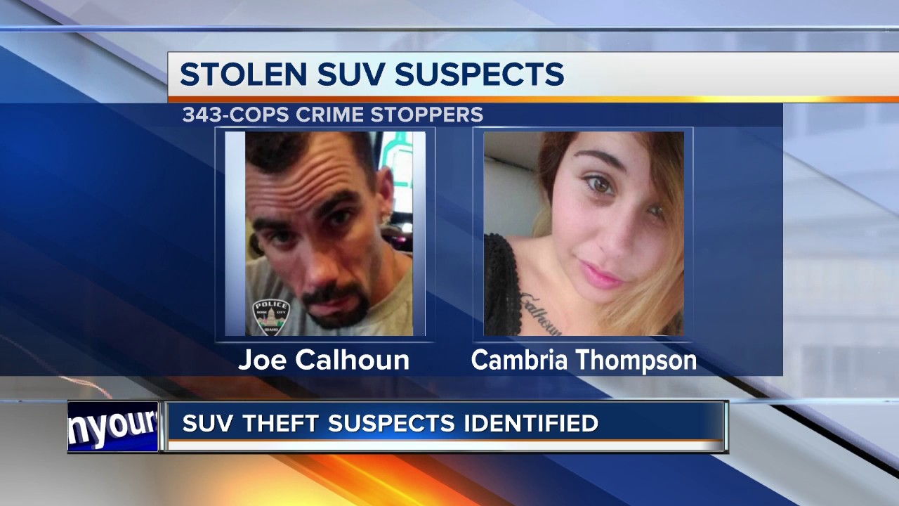 Suspects identified in stolen car case
