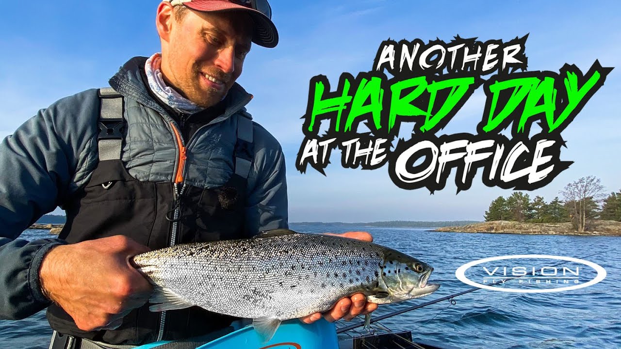 Coastal SEATROUT Fly Fishing From The BOAT