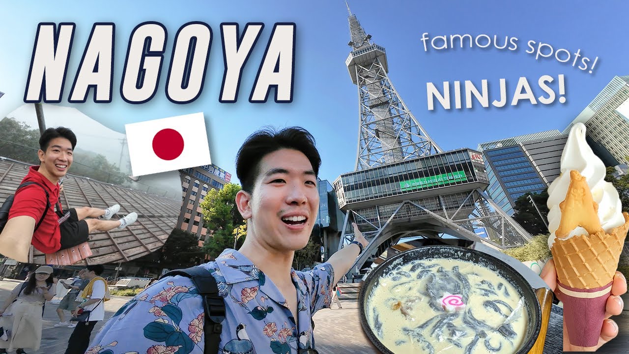 ИНТЕРЕСНЫЕ ВЕЩИ в районе НАГОИ! 🇯🇵 Замок Инуяма, телебашня Нагои, канатная дорога Годзайсё и мног...