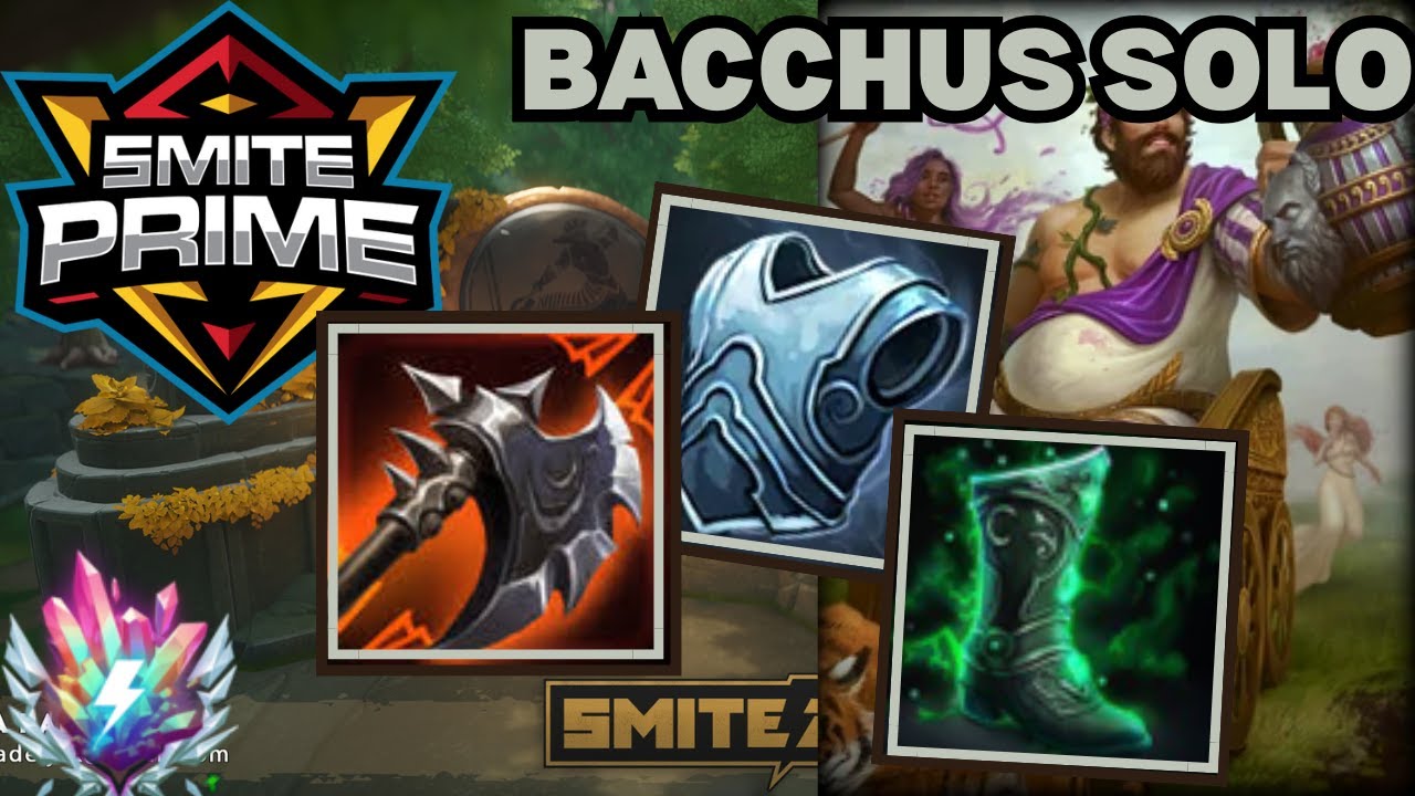 Smite Prime Quarterfinals!! - Bacchus Deity Solo Smite 2 Gameplay