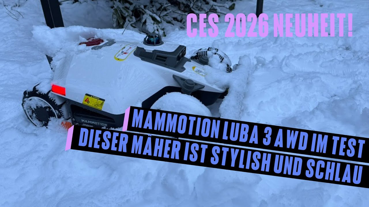 Lohnt sich der Premium M&auml;hroboter - der neue LUBA 3 AWD von Mammotion im Test - F1 Feeling im Garten