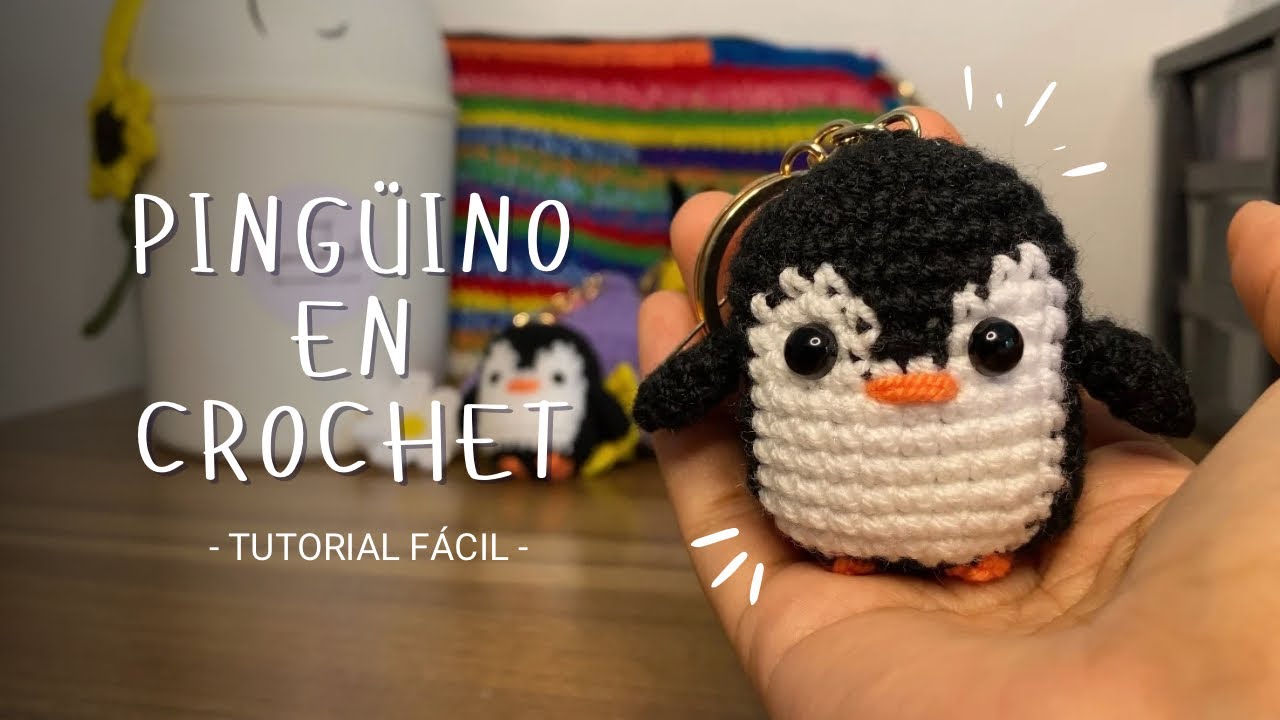 Pingüino en CROCHET tutorial FÁCIL para PRINCIPIANTES ✨😍