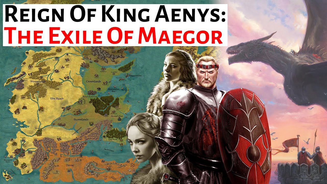 The Exile Of Maegor | Reign Of King Aenys Targaryen | House Of The Dragon History & Lore Explained