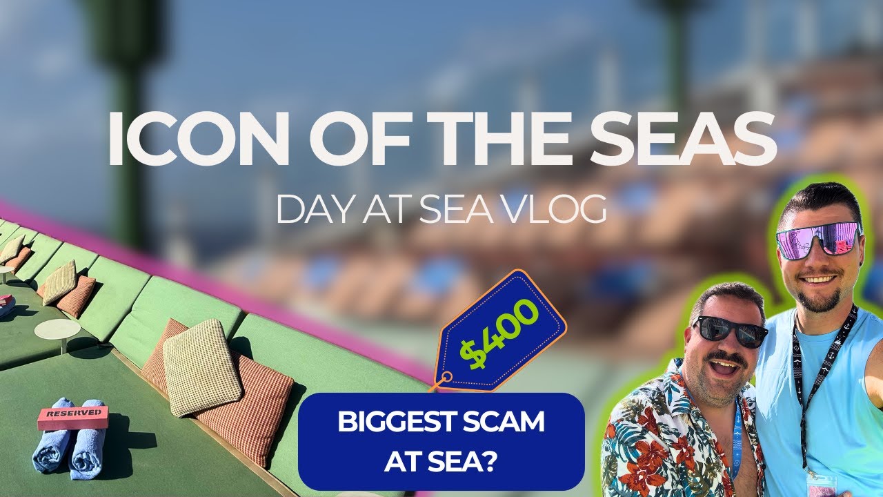 We Spent $400 on a BED?! Icon of the Seas - Day at Sea Vlog | Summer 2025