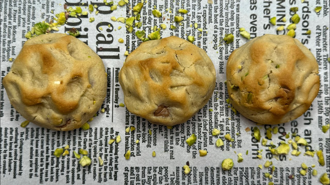 كوكيز البستاشيو ( الفستق الحلبي)محشي بزبدة البستاشيو -طعم ما بيتفوت🤤🤤