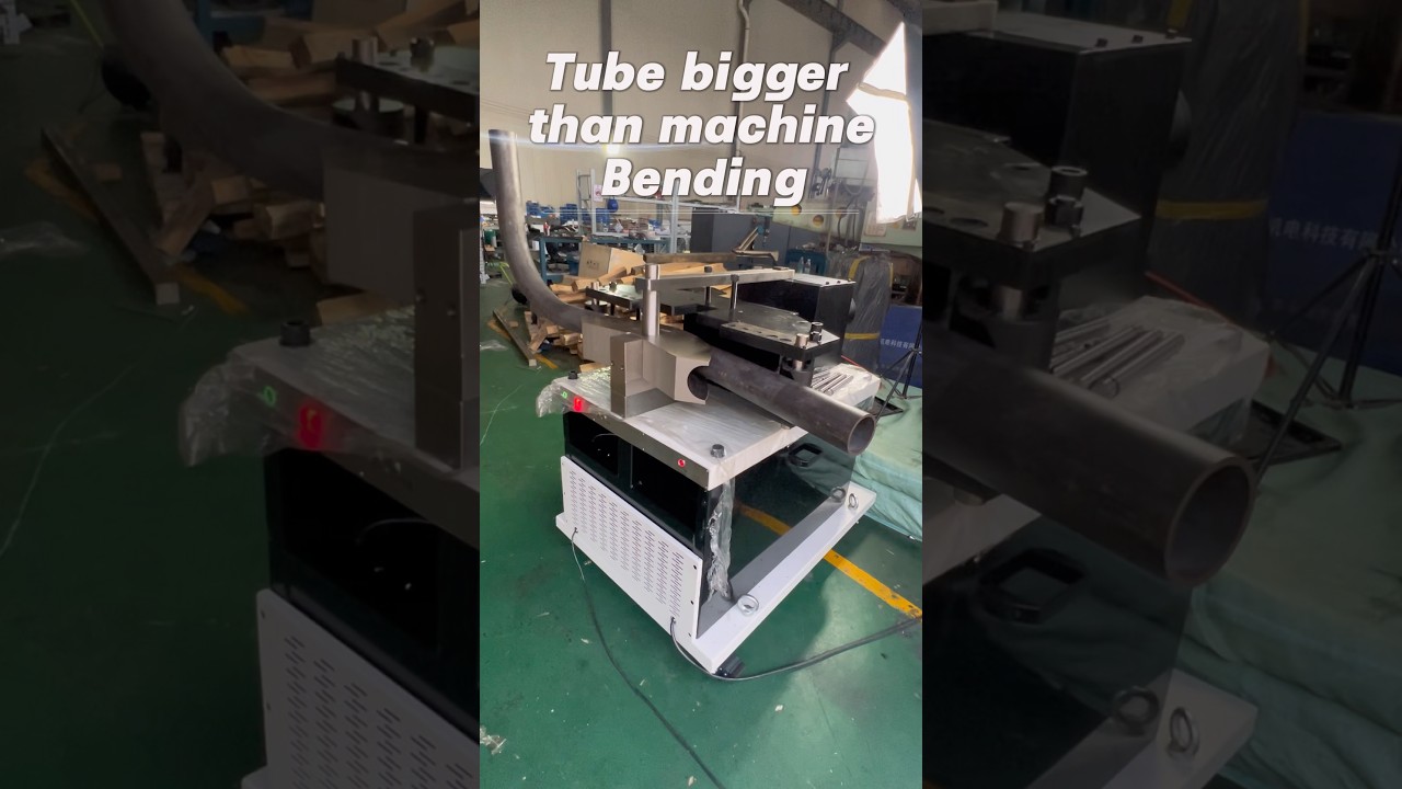 Pipe bender #machine #tubebendingmachine #pipebending #hydraulicpress #factory #pipebender