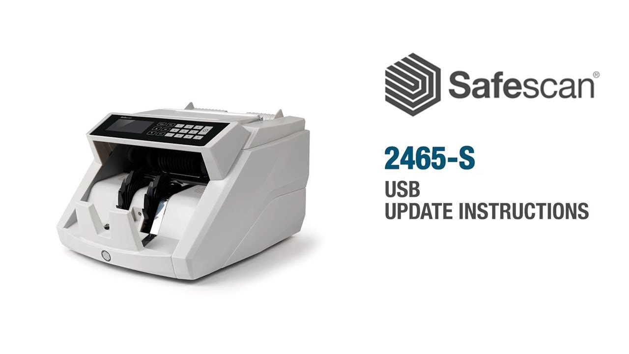 Safescan 2465-S USB Update Instructions