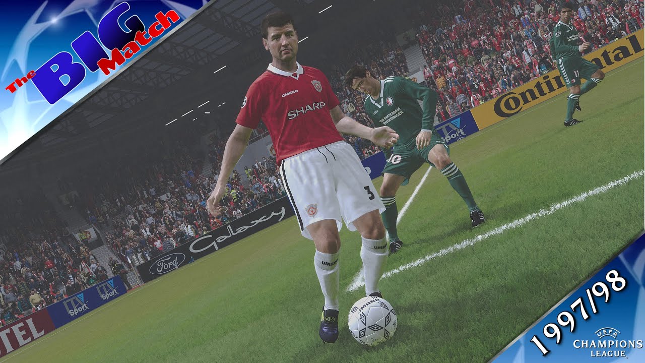 UEFA Champions League 97/98 | Man Utd v Feyenoord | PSV v Newcastle Utd [PES 2021]