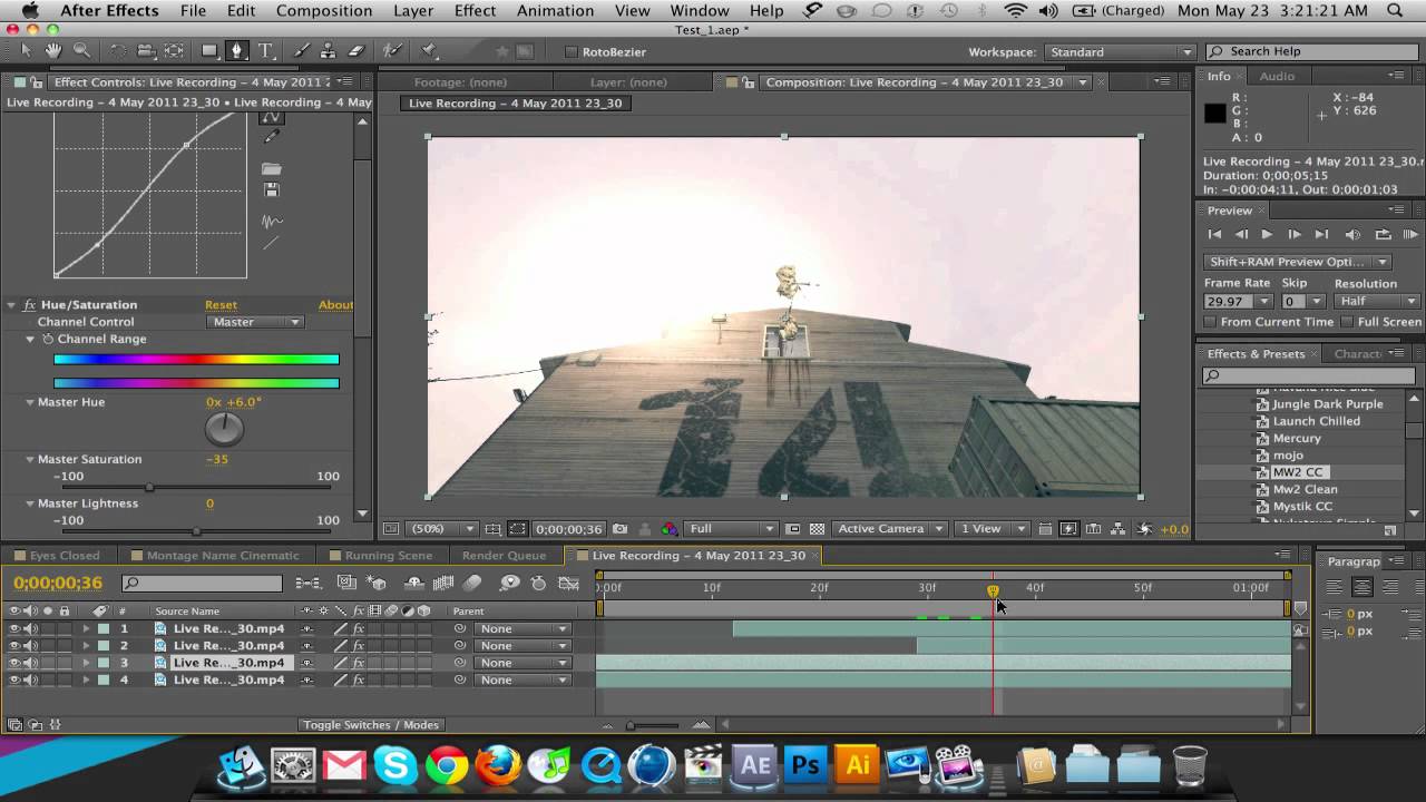 Tutorial - After Effects -  How To Create A Nice Cinematic For COD (INCLUDING MW3)