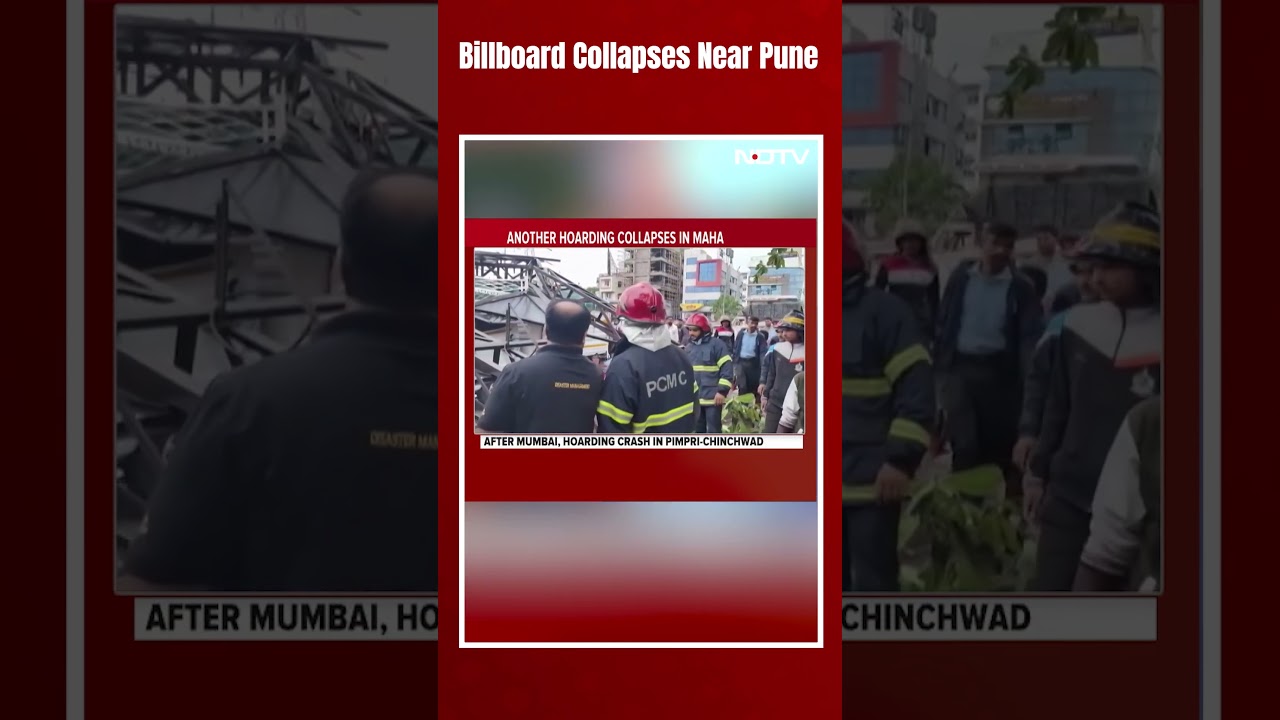 Pune Billboard Accident | Billboard Collapses Near Pune, 3 Days After Mumbai Incident That Killed 16