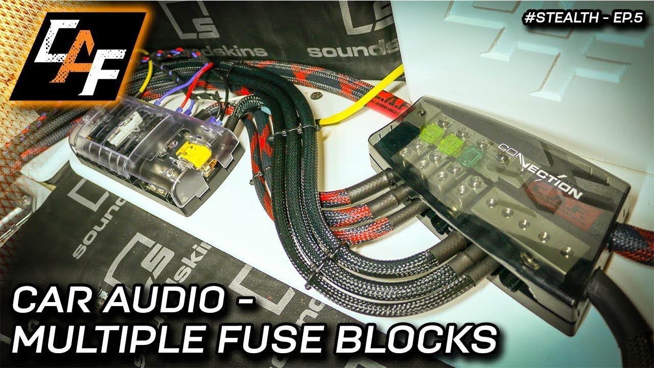ADVANCED Car Audio Wiring - Multiple Fuse Blocks - Project Stealth