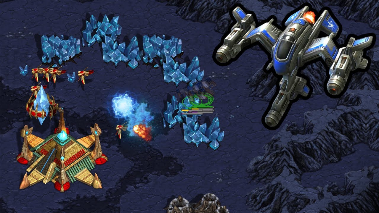 Mass Wraiths vs PROTOSS !?!?!