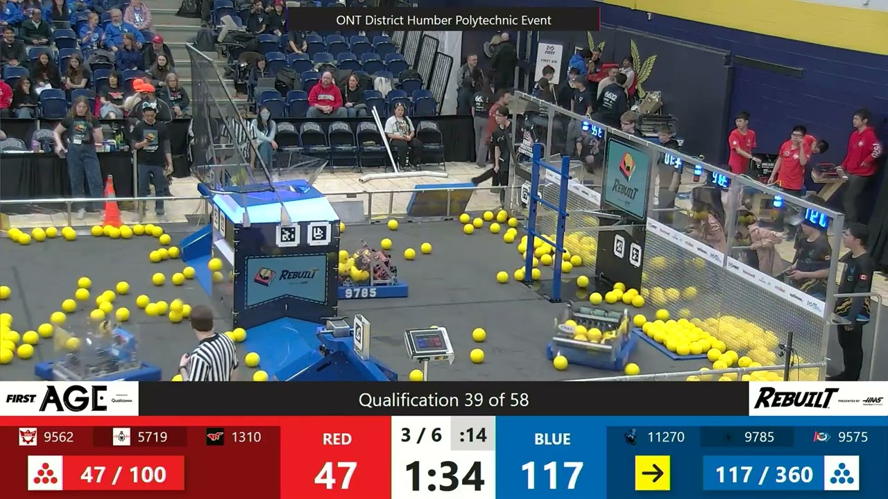 Qualification 39 - 2026 FRC ONT District Humber Polytechnic Event