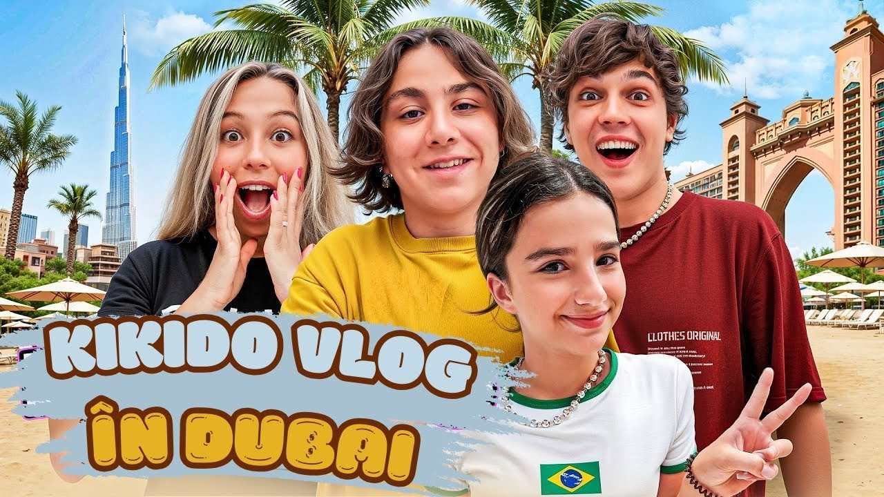 PISCINA CU RECHINI 🦈 Ce adolescenți misto vor pleca într-o aventură? KiKiDo Campus Vlog în Dubai