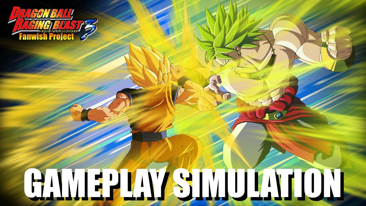 Dragon Ball Raging blast 3 - Gameplay Simulation (original video)