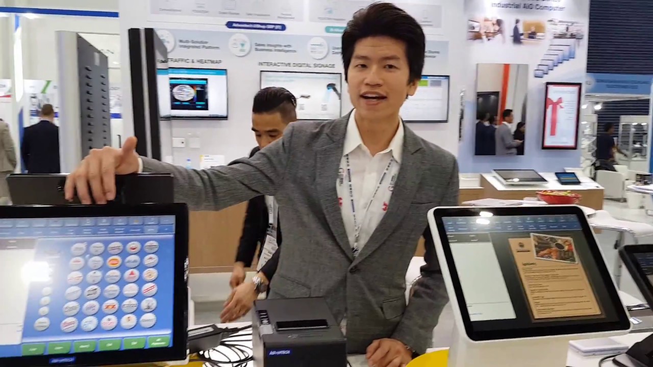 Advantech iRetail in GITEX 2018 - POS and POS Box Series