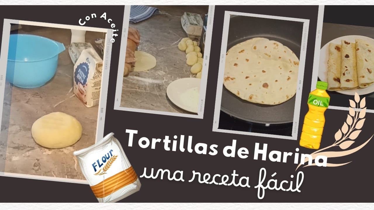 TORTILLAS de Harina 👩🏻‍🍳 Una Receta FACIL #tortilla #cocina #aceitedeoliva #easyrecipe