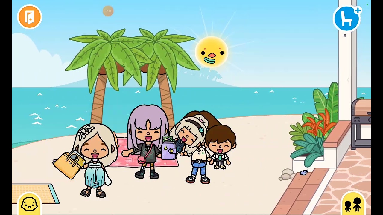Toca Boca bohatà rodinka 4#🦚💕😁😅💖