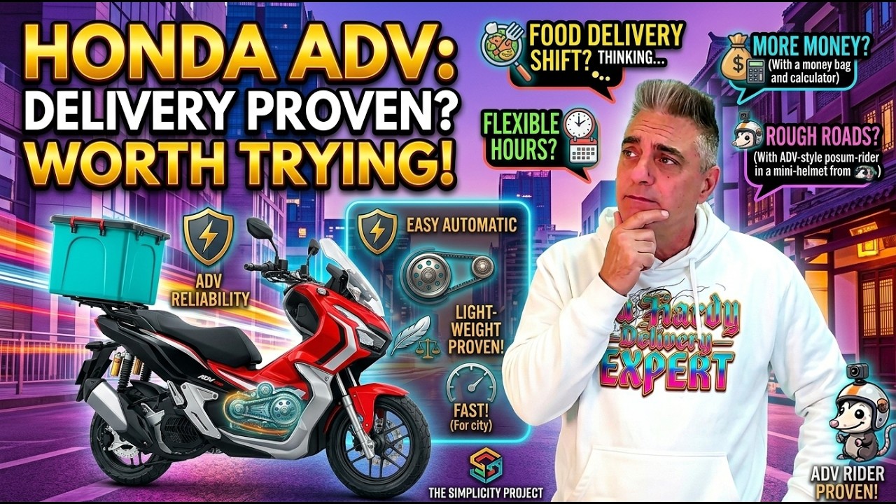 Доставка еды на двухколесном транспорте... стоит ли она своих денег? (Scooter Talk)