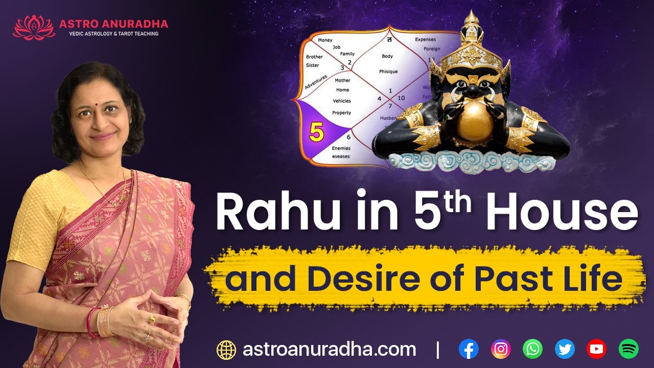 Rahu in 5th House & Past Life Desires | Pending Karma & Past Life Analysis by Anuradha Sharda