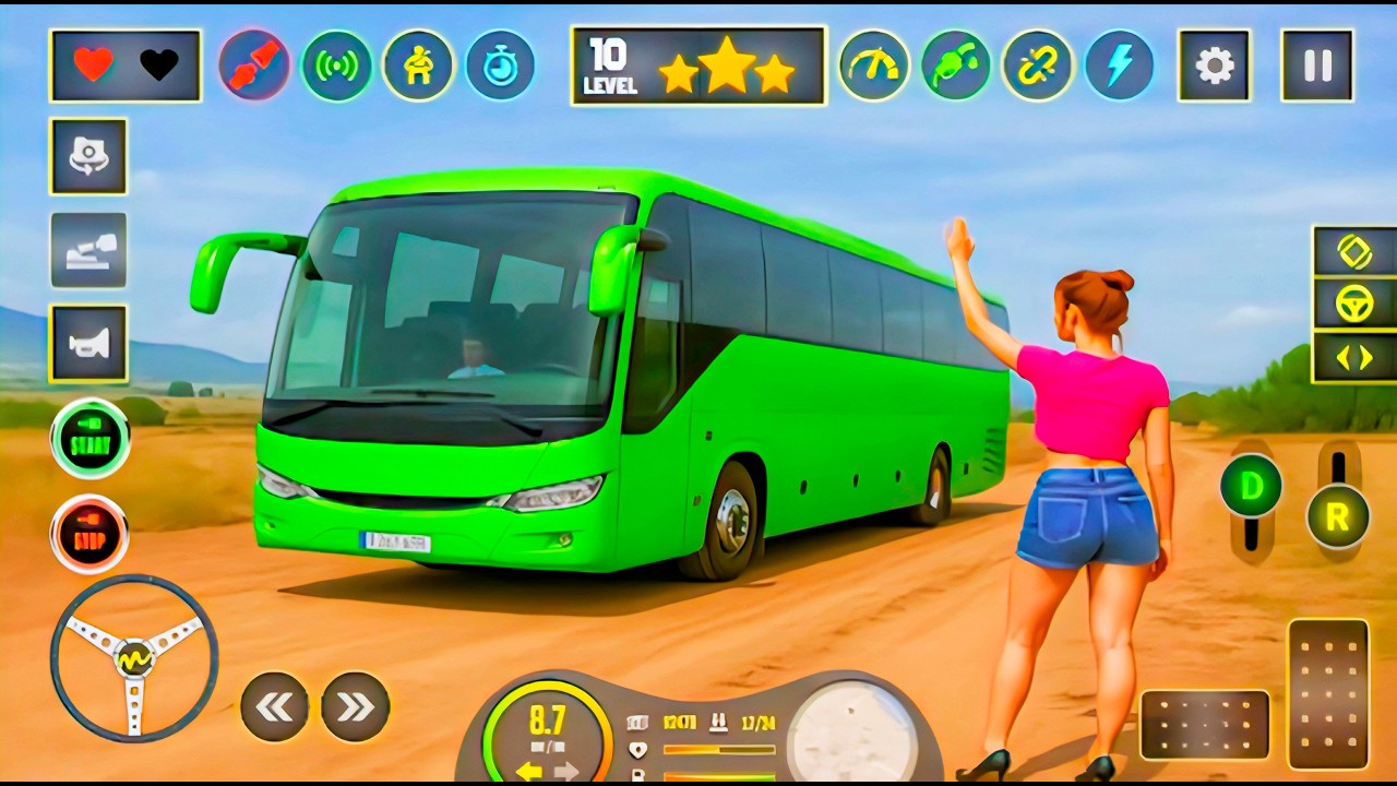 Crazy Offroad Bus Driving Simulator 3D - Bus Simulator Indonesia - Android Gameplay