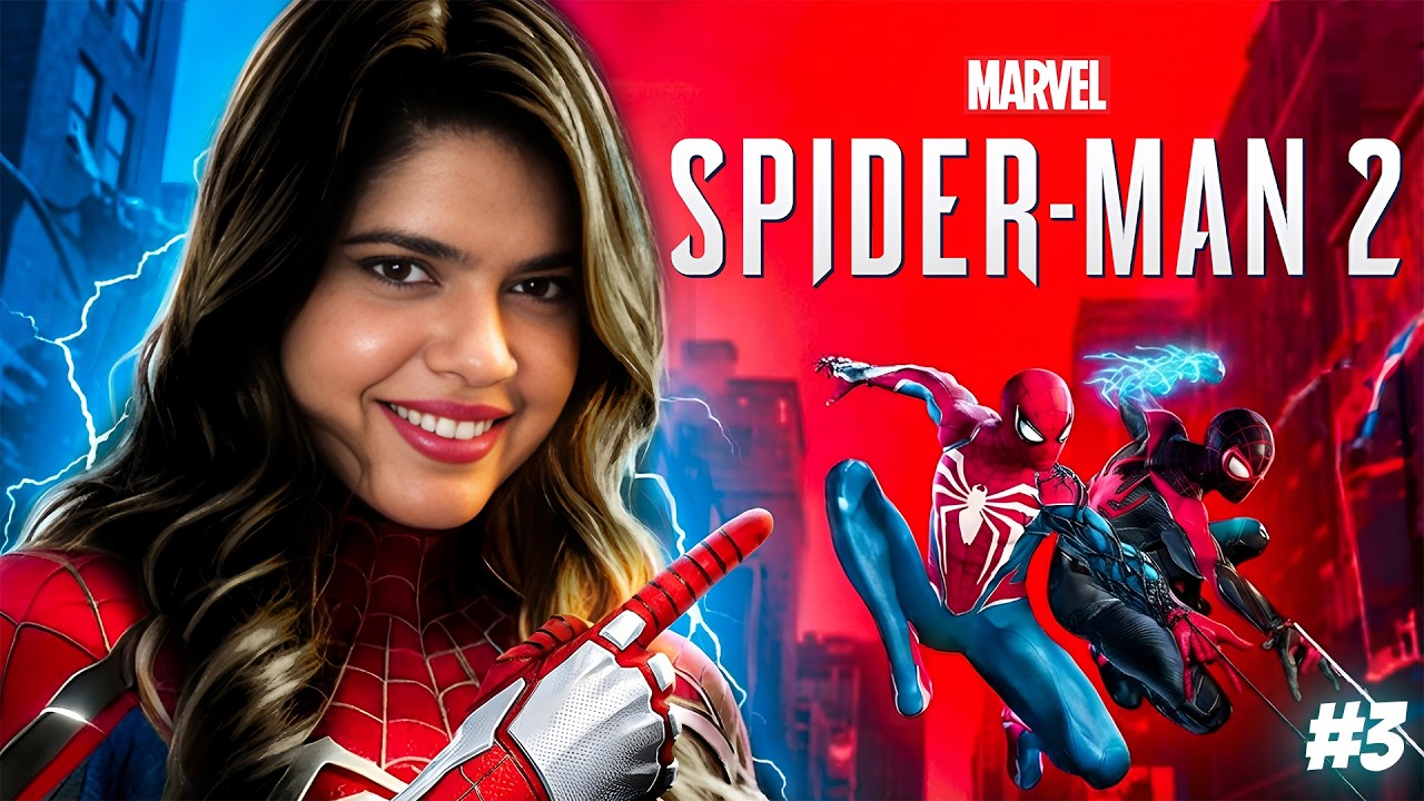 🔴 SPIDERMAN 2 PC GAMEPLAY MALAYALAM LADY STREAMER FACECAM LIVE STREAM - VERY HIGH GRAPHIC SETTINGS