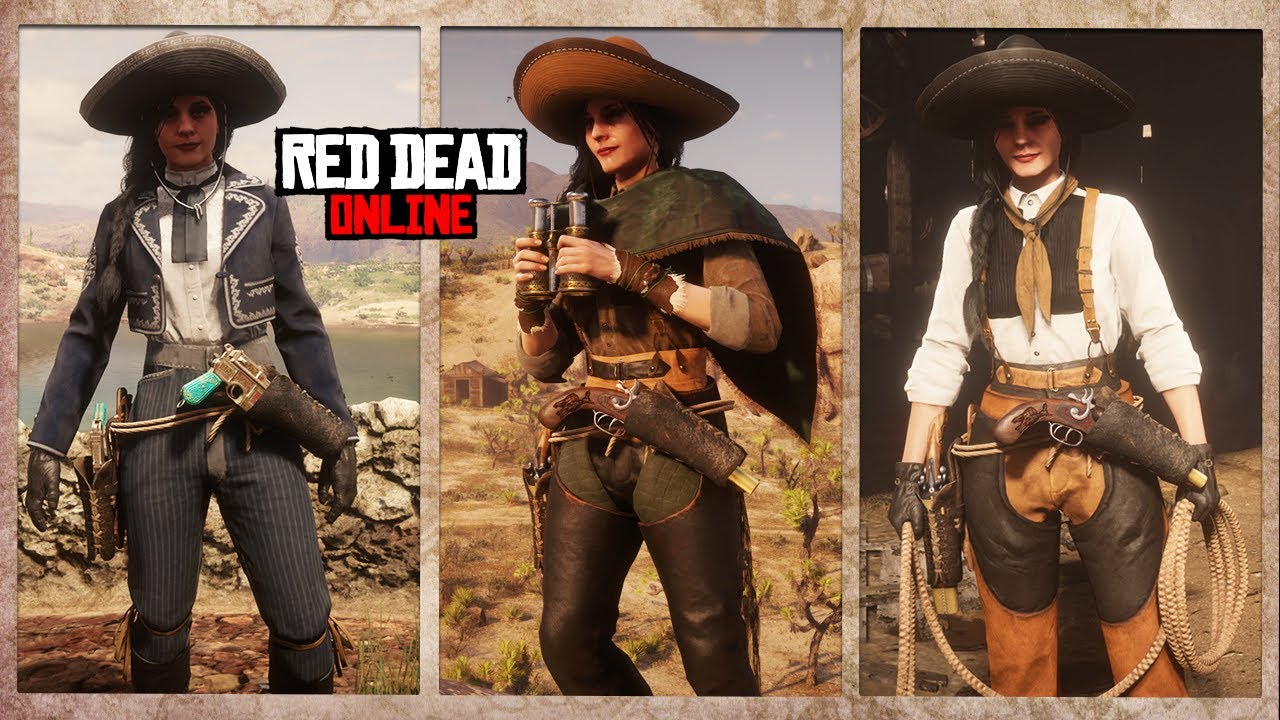 8 Beautiful Mexican Inspired Female Outfits in Red Dead Online