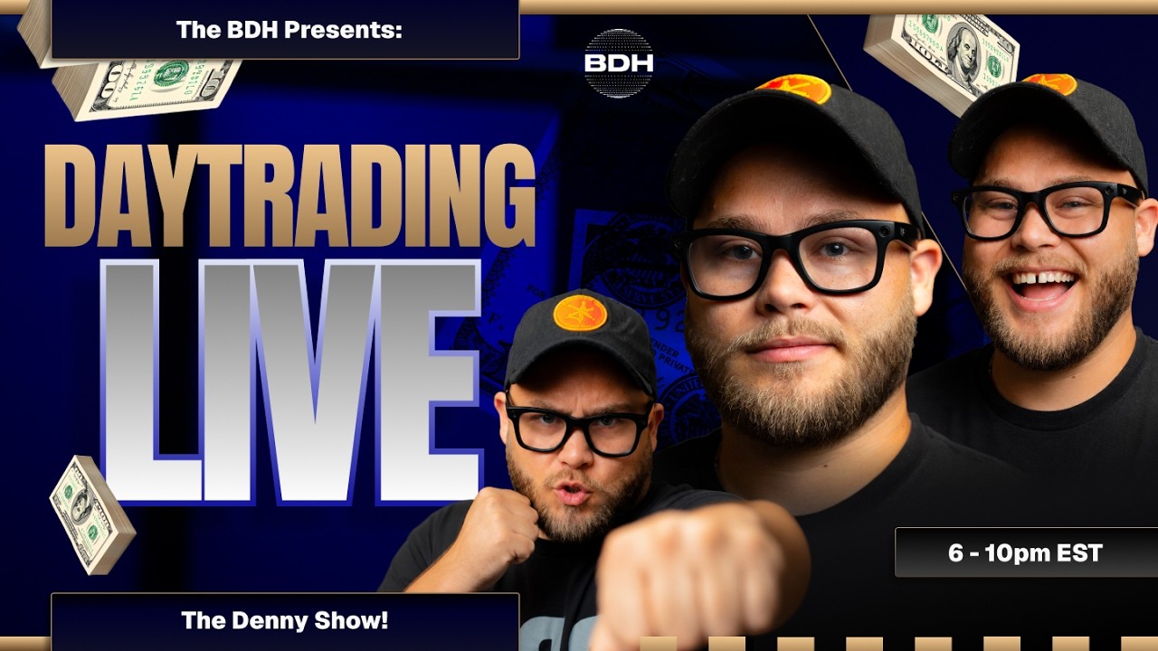 DAY TRADING LIVE ASIA! Denny Dollas Show!
