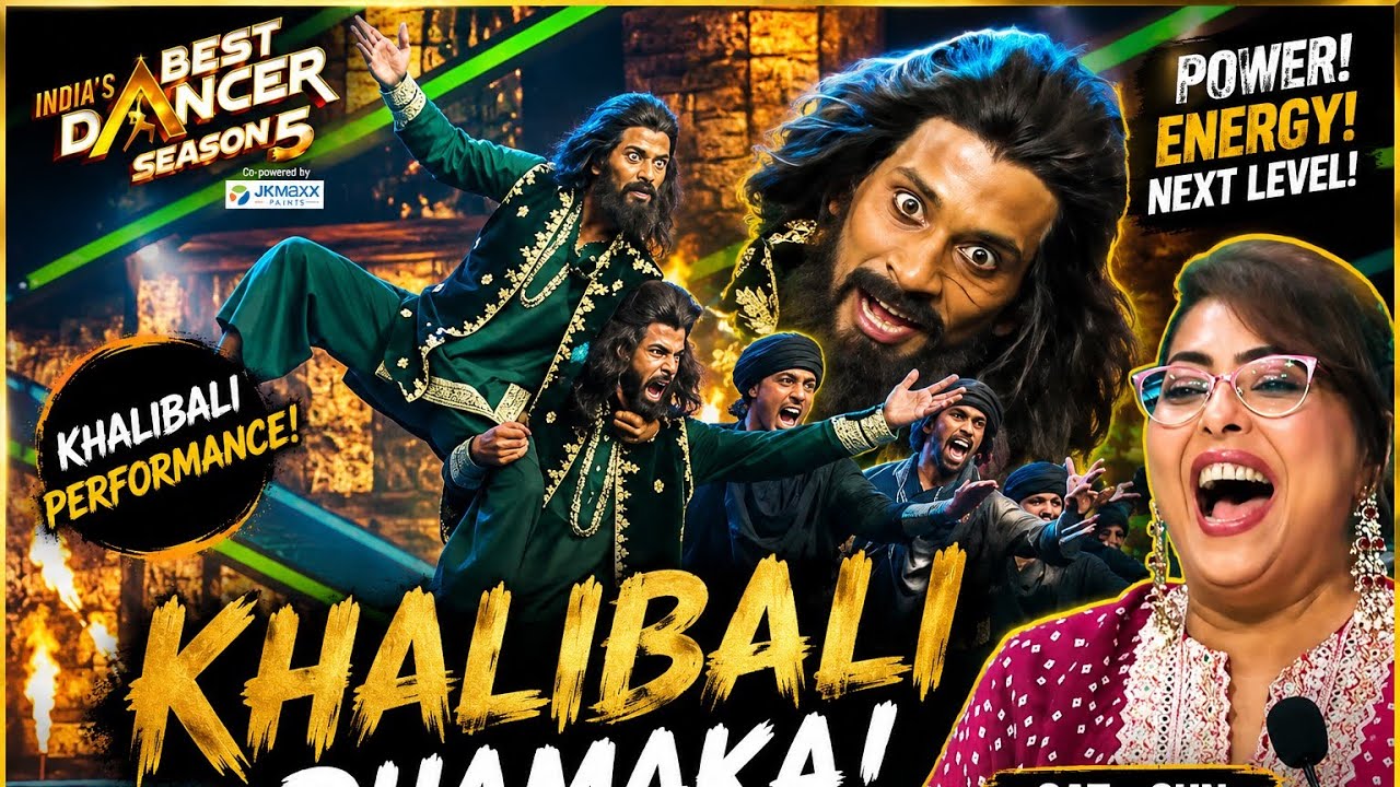 Tushar Shetty और Prathamesh Mane ने किया Khalibali पर धमाकेदार Performance | India's best dancer 5 