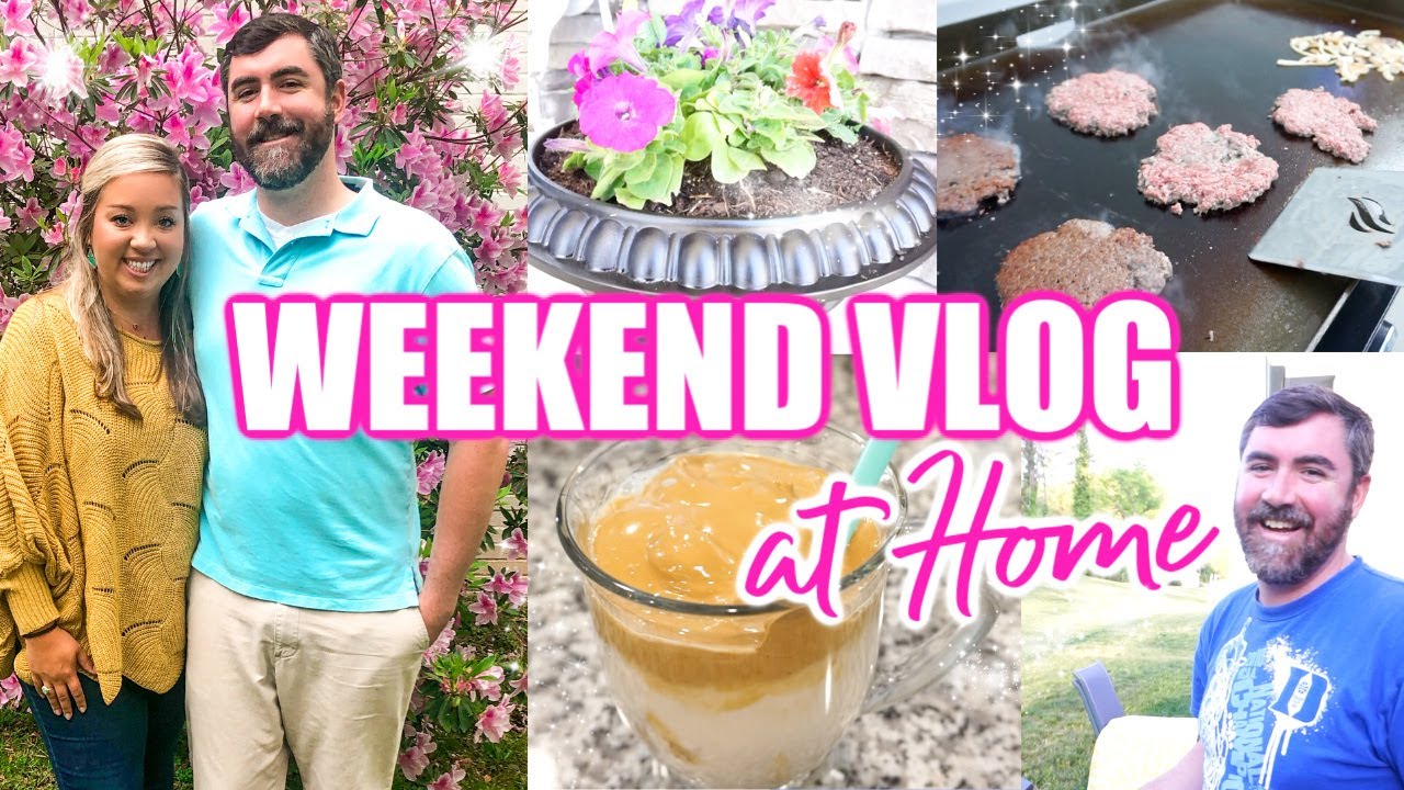 WEEKEND VLOG AT HOME | GET IT ALL DONE | NEW GRILL AND COOKING | JESSICA O'DONOHUE