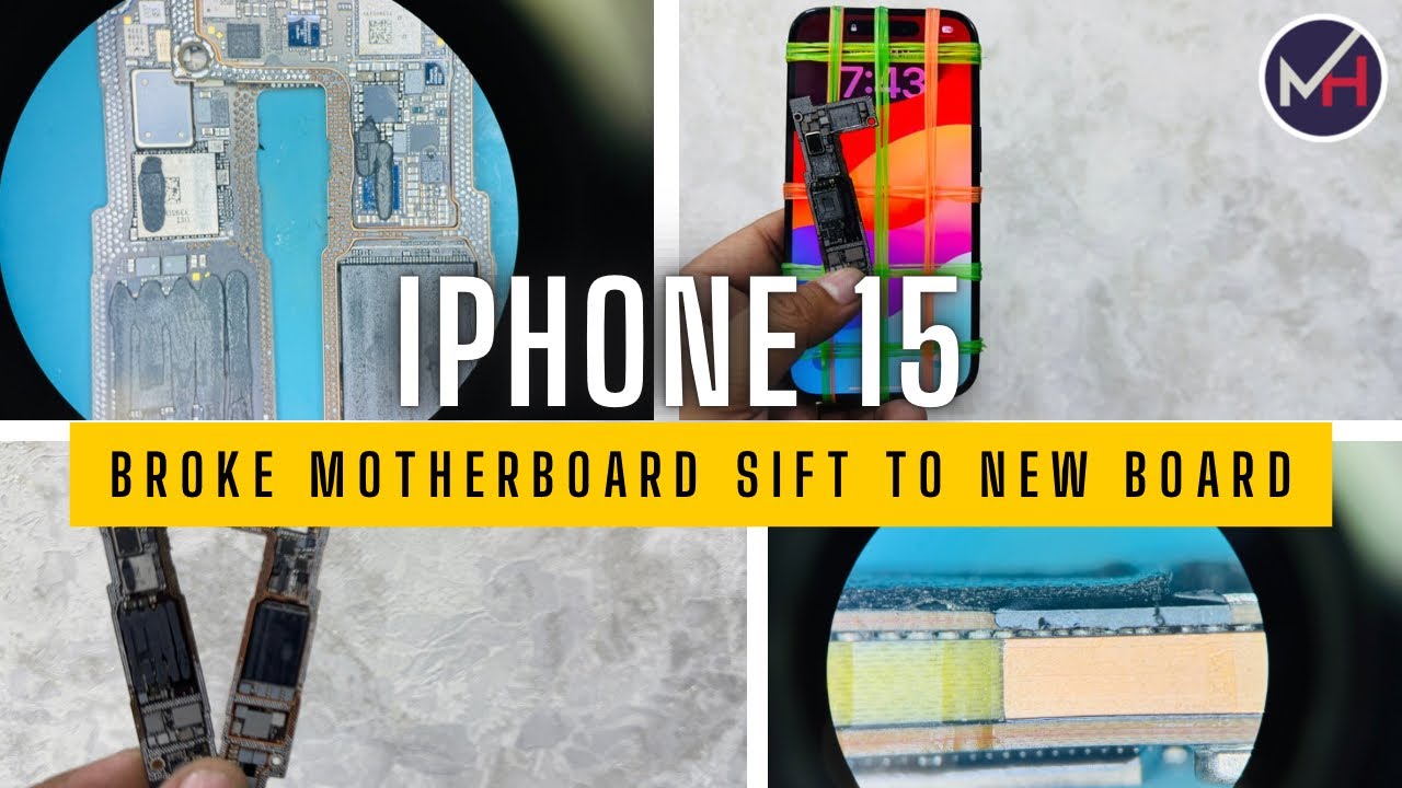 iPhone 15 Network Problem || iPhone 15 Rear Camera Not Working || iPhone 15 Motherboard Swapping
