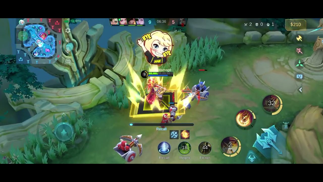 Tigreal exp damage gameplay #mobilelegends #mlbb #ml 